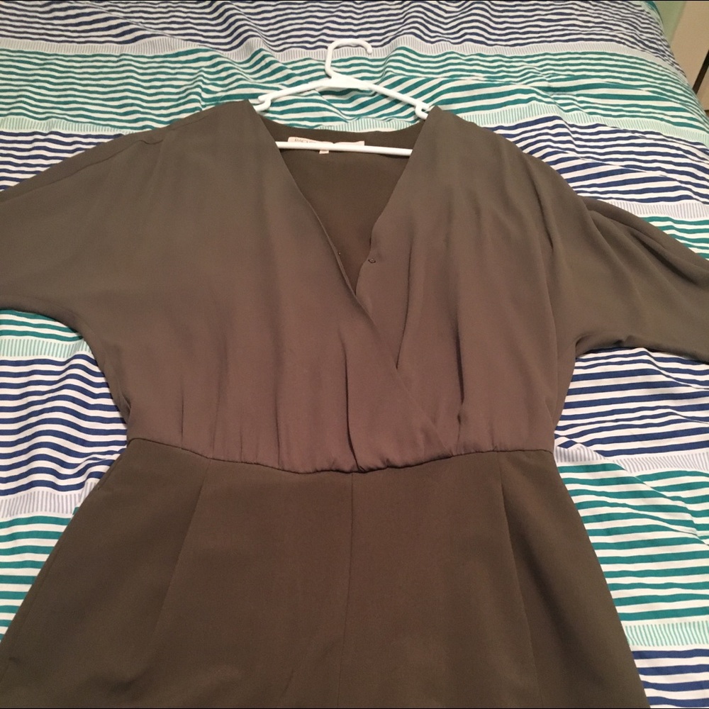 Army green Rachel Roy romper